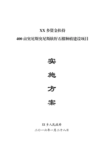 火龙果实施专题方案.docx