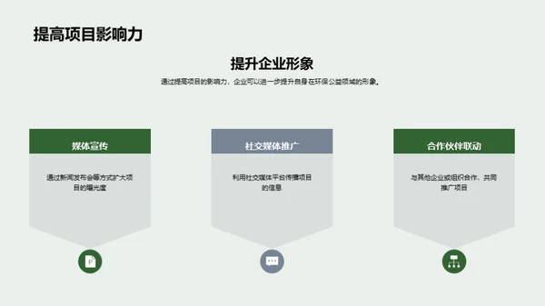 企业引领绿色公益