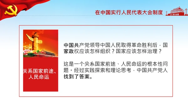 学习论中国共产党历史人民代表大会制度PPT