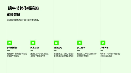 端午节的企业文化分享PPT模板