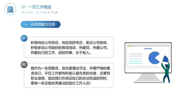 公司内部工作例会汇报PPT模板