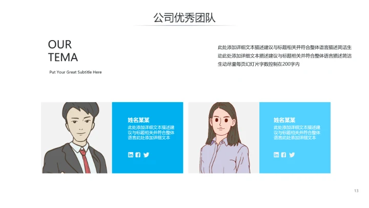 精美极简创意公司简介企业宣传PPT模板