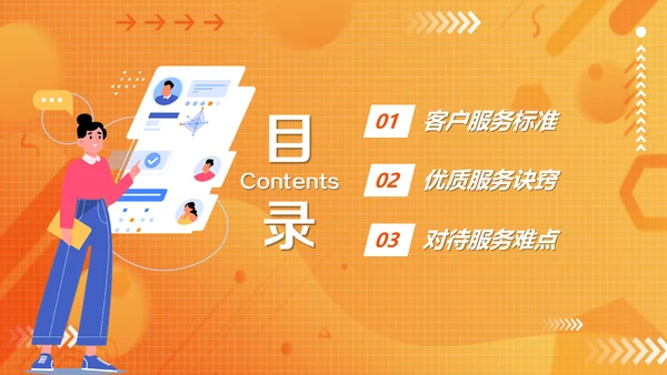 客户服务标准意识培训课件通用PPT模板