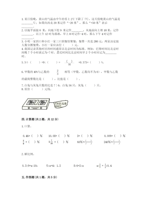 北师大版小学六年级下册数学期末综合素养测试卷含答案【新】.docx