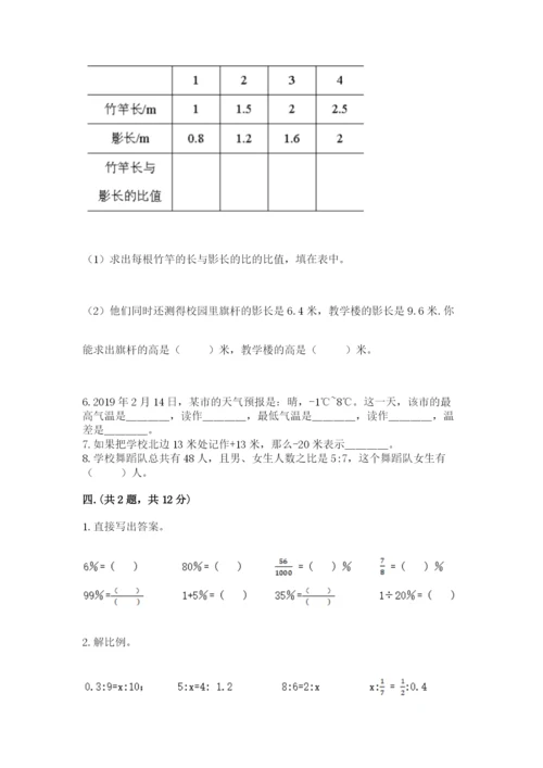 青岛版六年级数学下学期期末测试题及答案（真题汇编）.docx