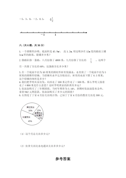 北师大版小升初数学模拟试卷含答案【满分必刷】.docx