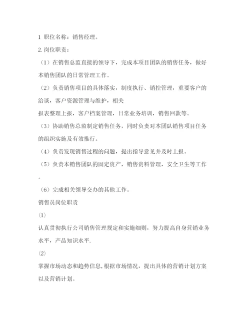 2022销售部管理规章制度.docx