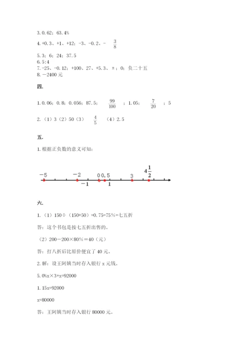 六年级毕业班数学期末考试试卷带答案（典型题）.docx