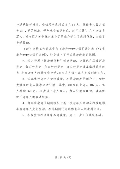 乡镇年度民政办工作总结.docx