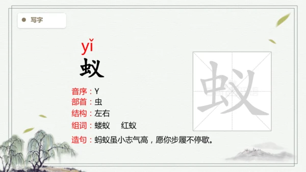 【2025春季学期教材】语文六下9.那个星期天  生字识记课件