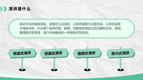 演讲培训课程PPT模板