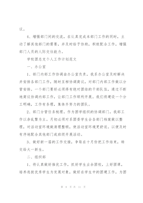 学校团总支个人工作计划范文.docx