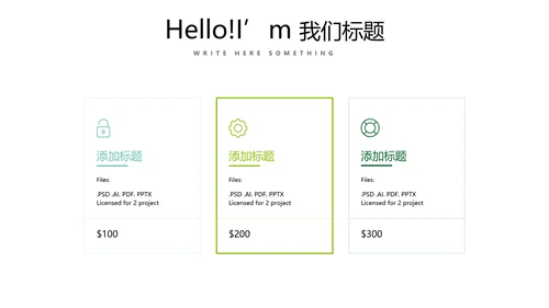 绿色小清新个人工作总结述职通用PPT动态模板