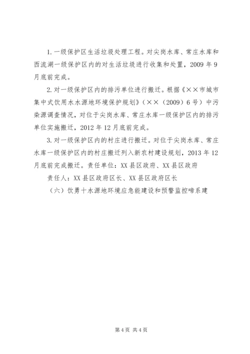 饮用水水源地环境保护专项整治方案 (2).docx