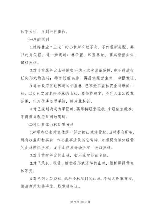 镇陈坑村林权制度改革实施方案 (6).docx