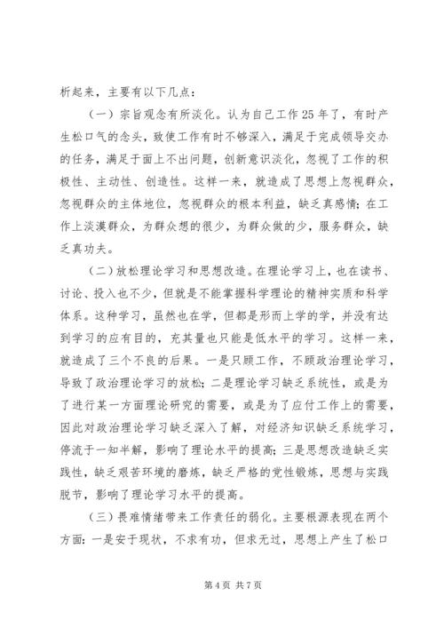 税务局副局长党性分析及整改措施 (5).docx