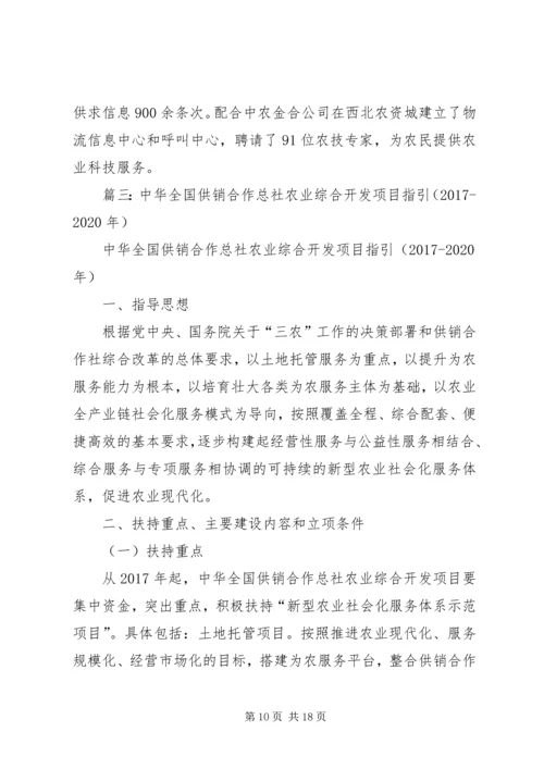 篇一：供销社XX年度工作总结及XX年工作计划.docx