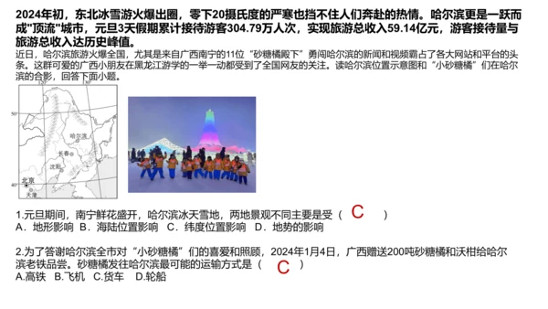 地理热点试题 课件