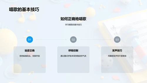 声乐教学基础PPT模板