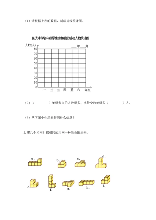 人教版五年级下册数学期末测试卷带答案（名师推荐）.docx