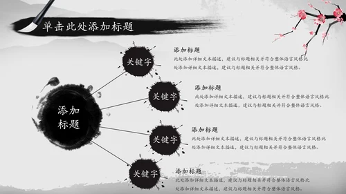 忆江南中国风水墨传统文化PPT模板