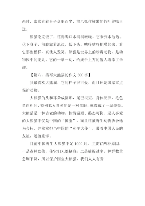 描写大熊猫的作文.docx