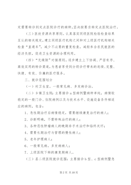 XX医疗机构分级诊疗实施方案精编.docx