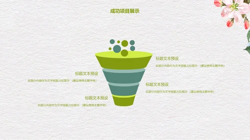 灰色简约文艺小清新工作汇报通用PPT模板