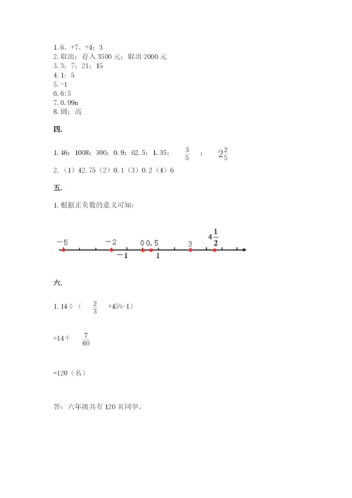 河南省【小升初】2023年小升初数学试卷【综合卷】.docx