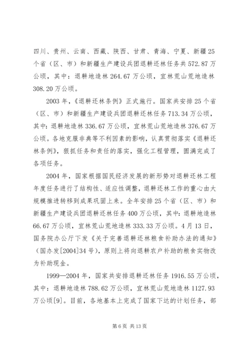 全乡退耕还林工程自查整改实施意见和办法 (3).docx