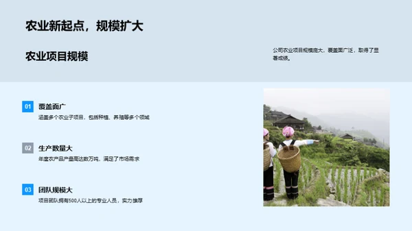 农业项目年终盘点
