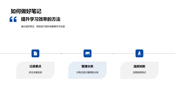 一年级学习导航PPT模板