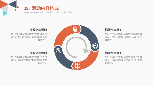 创意多彩三角策划活动方案通用PPT