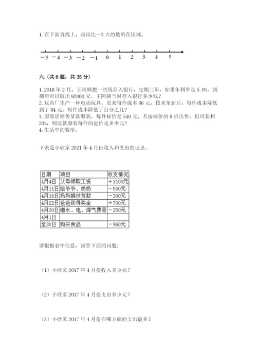 浙江省宁波市小升初数学试卷【预热题】.docx