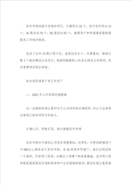 分公司年度总结报告