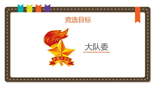 小学生班干部自我介绍PPT模版