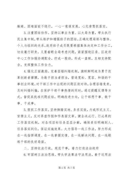 关于切实加强政府自身建设的意见.docx