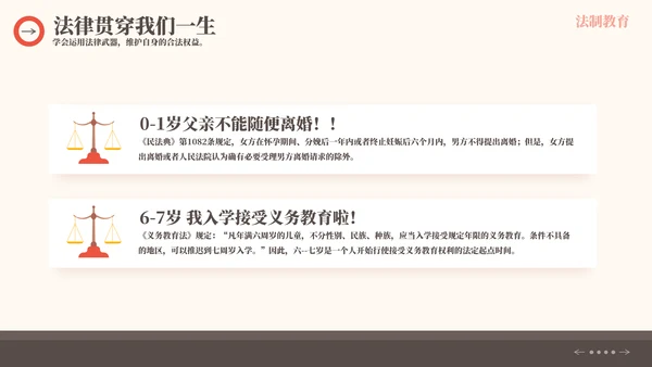遵守法律维护法律主题教育通用PPT模板