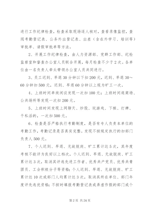 机关工作纪律管理细则.docx