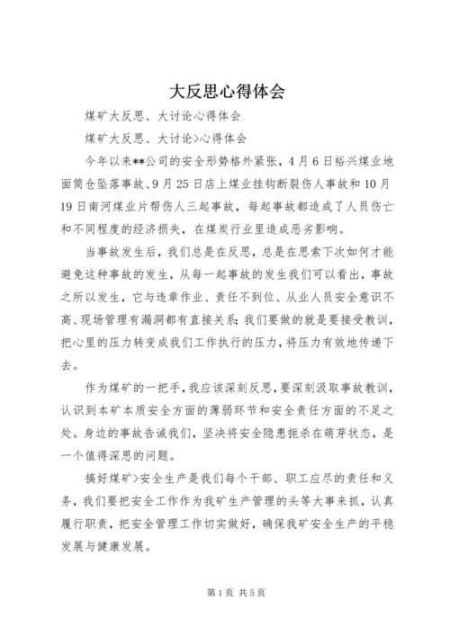 大反思心得体会 (5).docx