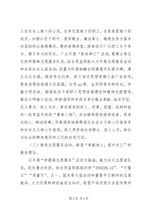 质监局文明单位创建工作方案.docx