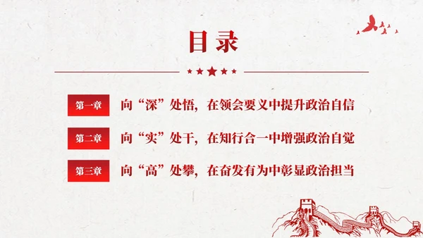 红色党建第二批主题教育专题党课课件ppt