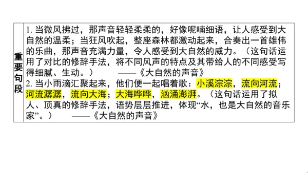 统编版语文三年级上册第七 八单元核心知识梳理课件