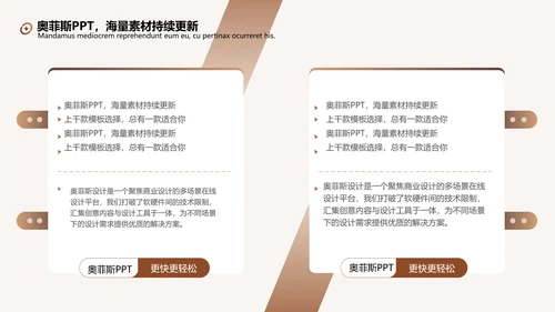 棕色简约毕业答辩PPT套装