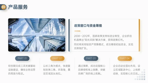 蓝金双色简约风企业校招企业介绍PPT模板