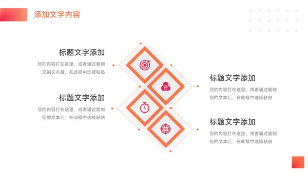 橙色图文大气简约学习汇报PPT模板