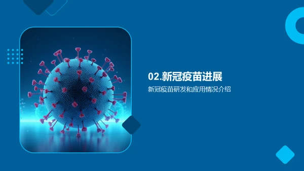 科技风生物医疗教学课件PPT模板