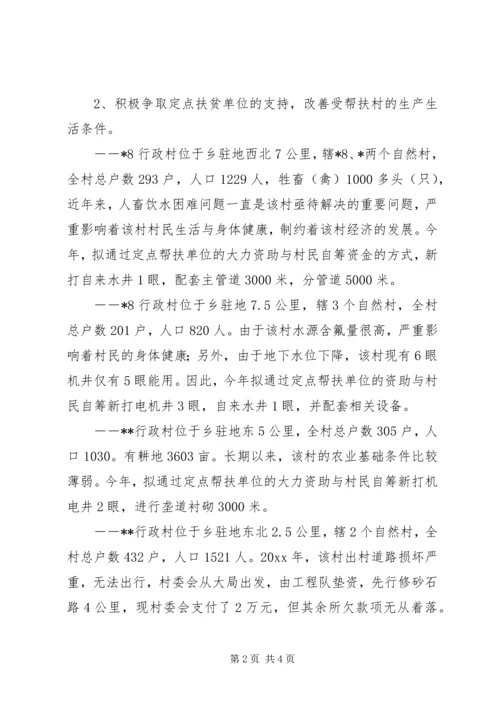 乡镇扶贫工作计划.docx