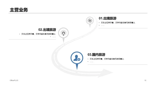 多色商务旅游行业调研市场营销PPT素材