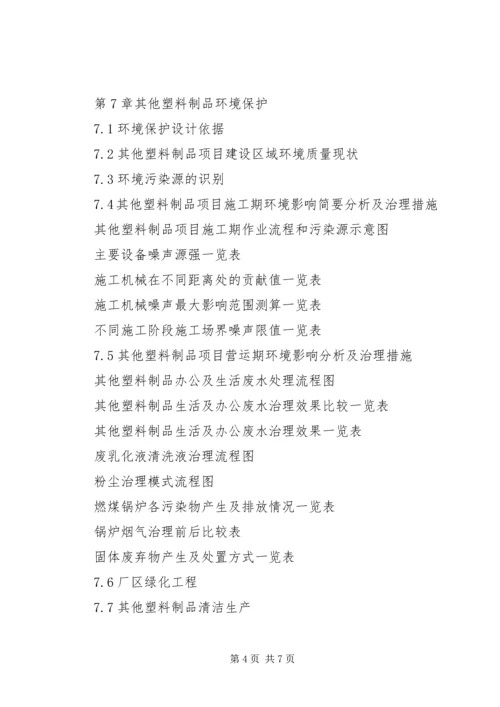 塑料制品市场可行性研究报告.docx
